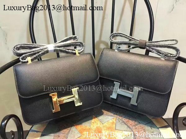 Hermes Constance Bag Calfskin Leather H9978 Black Hermes Constance Bag Calfskin Leather H9978 Black