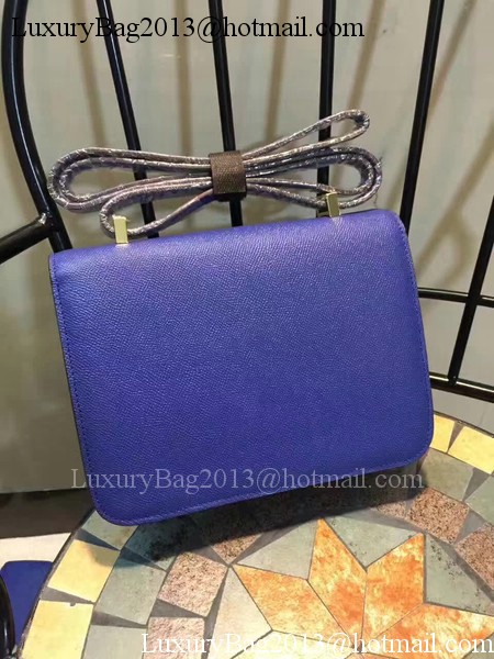 Hermes Constance Bag Calfskin Leather H9978 Blue Hermes Constance Bag Calfskin Leather H9978 Blue