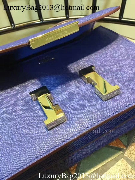 Hermes Constance Bag Calfskin Leather H9978 Blue Hermes Constance Bag Calfskin Leather H9978 Blue