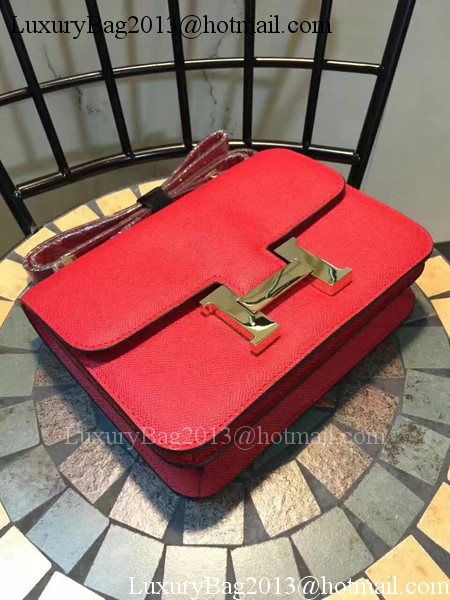 Hermes Constance Bag Calfskin Leather H9978 Red Hermes Constance Bag Calfskin Leather H9978 Red