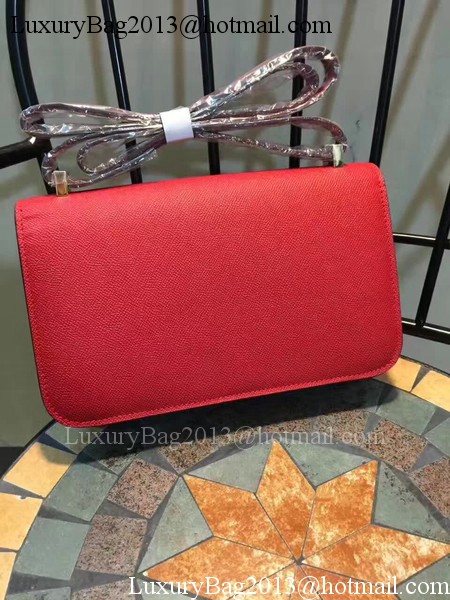 Hermes Constance Bag Calfskin Leather H9978 Red Hermes Constance Bag Calfskin Leather H9978 Red