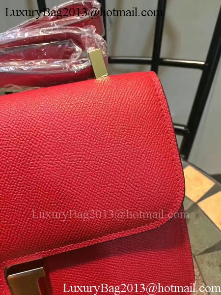 Hermes Constance Bag Calfskin Leather H9978 Red Hermes Constance Bag Calfskin Leather H9978 Red