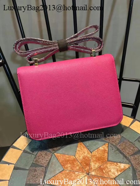 Hermes Constance Bag Calfskin Leather H9978 Rose Hermes Constance Bag Calfskin Leather H9978 Rose