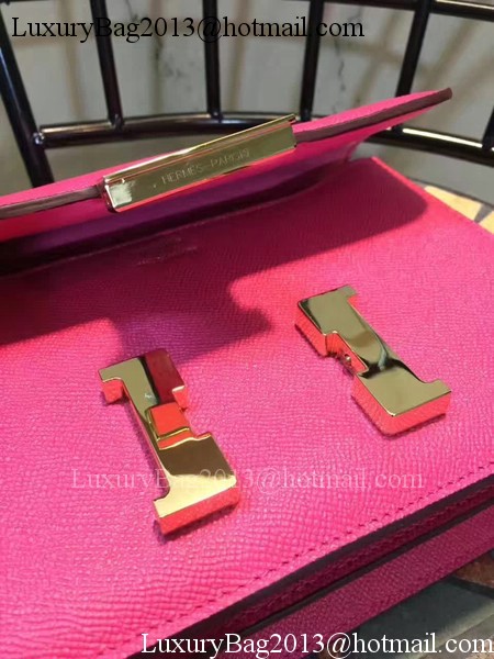 Hermes Constance Bag Calfskin Leather H9978 Rose Hermes Constance Bag Calfskin Leather H9978 Rose