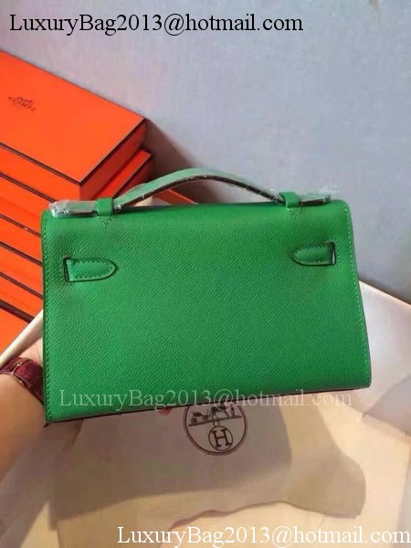 Hermes Kelly 22cm Tote Bag Original Leather KL22 Green Hermes Kelly 22cm Tote Bag Original Leather KL22 Green