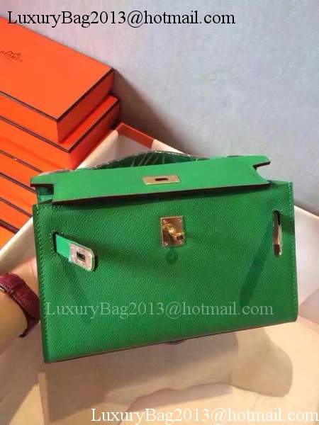 Hermes Kelly 22cm Tote Bag Original Leather KL22 Green Hermes Kelly 22cm Tote Bag Original Leather KL22 Green
