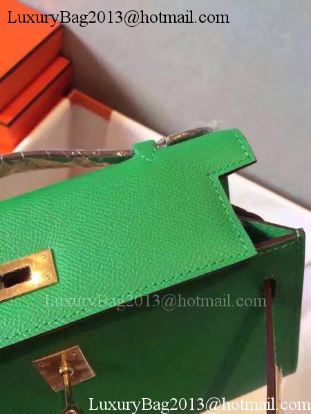 Hermes Kelly 22cm Tote Bag Original Leather KL22 Green Hermes Kelly 22cm Tote Bag Original Leather KL22 Green