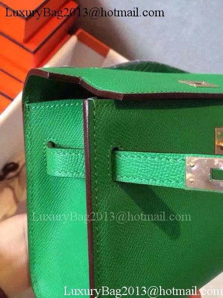 Hermes Kelly 22cm Tote Bag Original Leather KL22 Green Hermes Kelly 22cm Tote Bag Original Leather KL22 Green