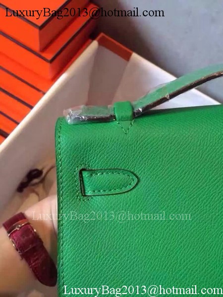 Hermes Kelly 22cm Tote Bag Original Leather KL22 Green Hermes Kelly 22cm Tote Bag Original Leather KL22 Green
