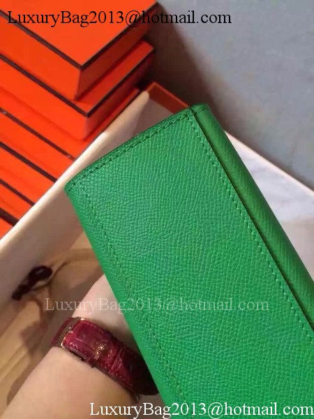 Hermes Kelly 22cm Tote Bag Original Leather KL22 Green Hermes Kelly 22cm Tote Bag Original Leather KL22 Green