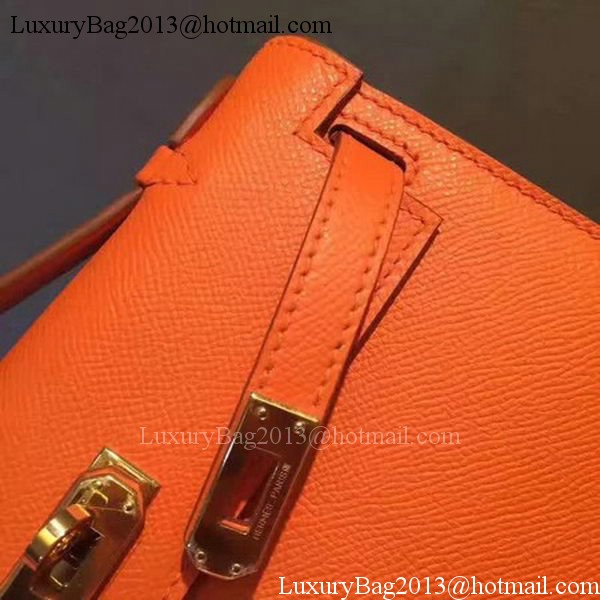 Hermes Kelly 22cm Tote Bag Original Leather KL22 Orange Hermes Kelly 22cm Tote Bag Original Leather KL22 Orange