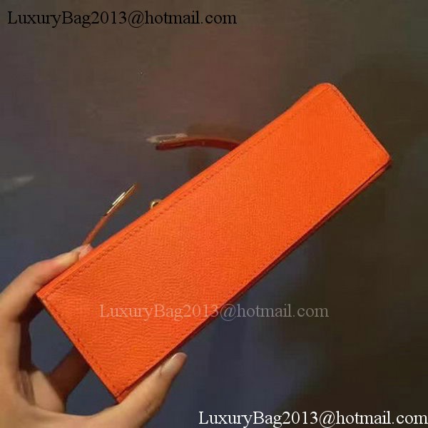 Hermes Kelly 22cm Tote Bag Original Leather KL22 Orange Hermes Kelly 22cm Tote Bag Original Leather KL22 Orange
