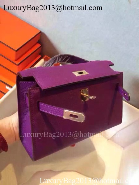 Hermes Kelly 22cm Tote Bag Original Leather KL22 Purple Hermes Kelly 22cm Tote Bag Original Leather KL22 Purple