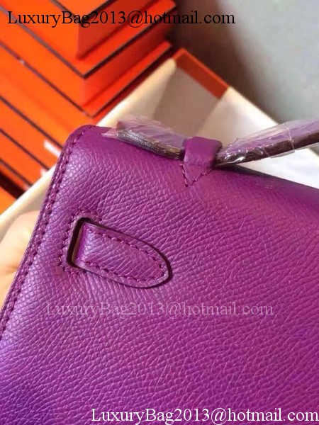 Hermes Kelly 22cm Tote Bag Original Leather KL22 Purple Hermes Kelly 22cm Tote Bag Original Leather KL22 Purple