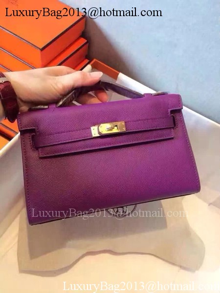 Hermes Kelly 22cm Tote Bag Original Leather KL22 Purple Hermes Kelly 22cm Tote Bag Original Leather KL22 Purple