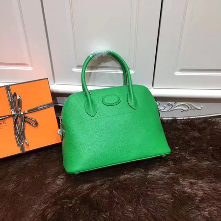 Hermes Bolide 31CM Calfskin Leather Tote Bag B3302 Green