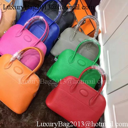 Hermes Bolide 31CM Calfskin Leather Tote Bag B3302 Green Hermes Bolide 31CM Calfskin Leather Tote Bag B3302 Green