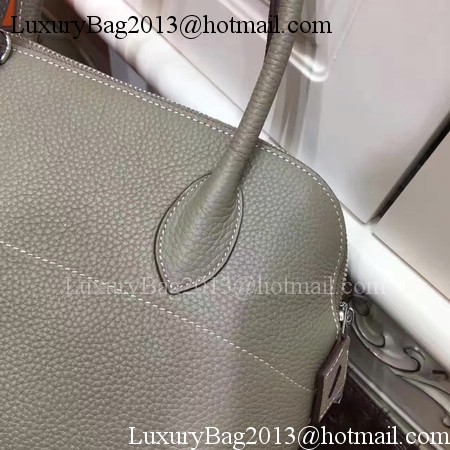 Hermes Bolide 31CM Calfskin Leather Tote Bag B3302 Grey Hermes Bolide 31CM Calfskin Leather Tote Bag B3302 Grey