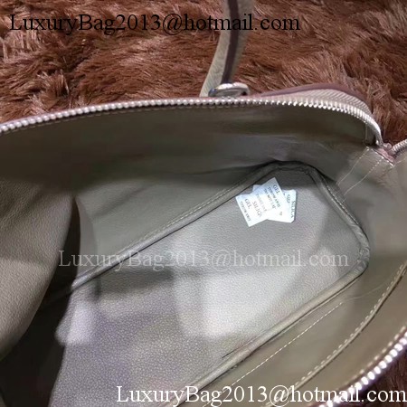 Hermes Bolide 31CM Calfskin Leather Tote Bag B3302 Grey Hermes Bolide 31CM Calfskin Leather Tote Bag B3302 Grey