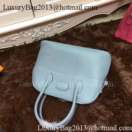 Hermes Bolide 31CM Calfskin Leather Tote Bag B3302 Light Blue Hermes Bolide 31CM Calfskin Leather Tote Bag B3302 Light Blue