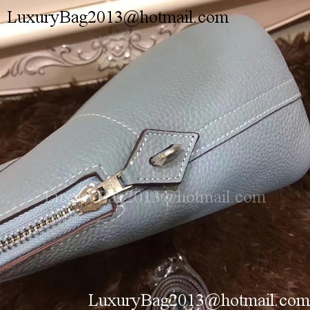 Hermes Bolide 31CM Calfskin Leather Tote Bag B3302 Light Blue Hermes Bolide 31CM Calfskin Leather Tote Bag B3302 Light Blue