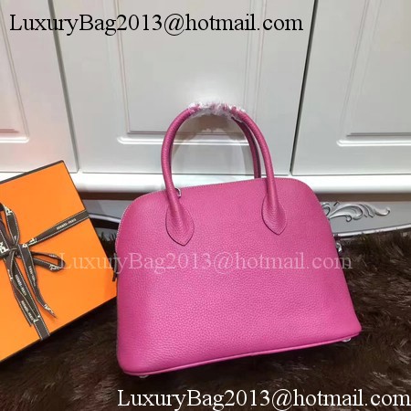 Hermes Bolide 31CM Calfskin Leather Tote Bag B3302 Rose Hermes Bolide 31CM Calfskin Leather Tote Bag B3302 Rose