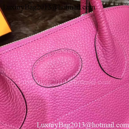 Hermes Bolide 31CM Calfskin Leather Tote Bag B3302 Rose Hermes Bolide 31CM Calfskin Leather Tote Bag B3302 Rose