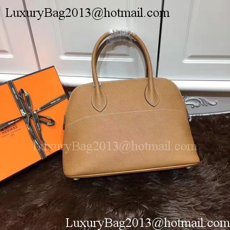 Hermes Bolide 31CM Calfskin Leather Tote Bag B3302 Wheat Hermes Bolide 31CM Calfskin Leather Tote Bag B3302 Wheat