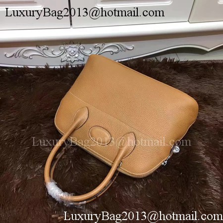 Hermes Bolide 31CM Calfskin Leather Tote Bag B3302 Wheat Hermes Bolide 31CM Calfskin Leather Tote Bag B3302 Wheat
