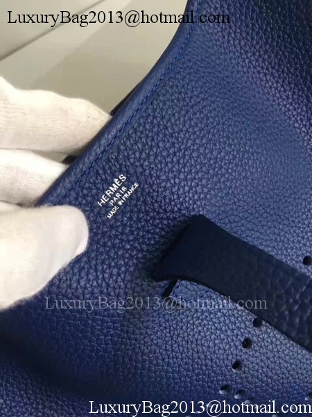 Hermes Evelyne 30cm Messenger Bag E3301 Blue Hermes Evelyne 30cm Messenger Bag E3301 Blue