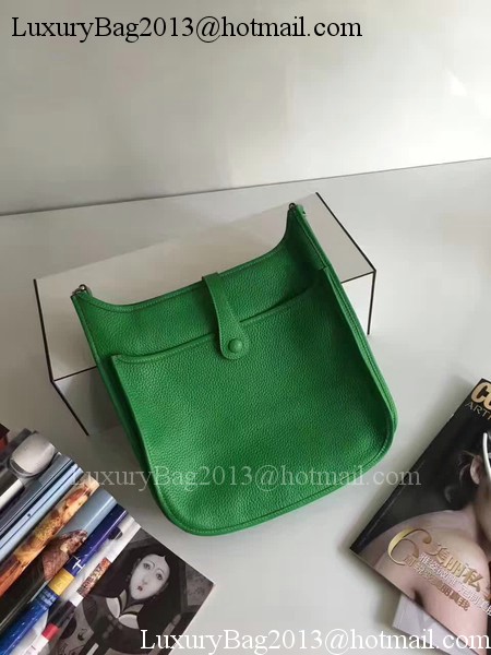Hermes Evelyne 30cm Messenger Bag E3301 Green Hermes Evelyne 30cm Messenger Bag E3301 Green
