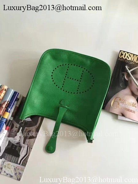 Hermes Evelyne 30cm Messenger Bag E3301 Green Hermes Evelyne 30cm Messenger Bag E3301 Green