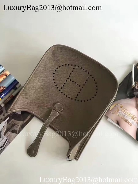 Hermes Evelyne 30cm Messenger Bag E3301 Grey Hermes Evelyne 30cm Messenger Bag E3301 Grey