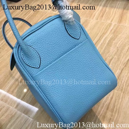 Hermes Lindy 30CM Original Leather Shoulder Bag LD30 Blue&Green Hermes Lindy 30CM Original Leather Shoulder Bag LD30 Blue&Green