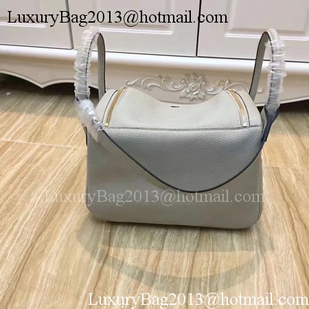 Hermes Lindy 30CM Original Leather Shoulder Bag LD30 Grey&Blue Hermes Lindy 30CM Original Leather Shoulder Bag LD30 Grey&Blue