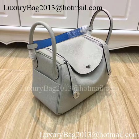 Hermes Lindy 30CM Original Leather Shoulder Bag LD30 Grey&Blue Hermes Lindy 30CM Original Leather Shoulder Bag LD30 Grey&Blue