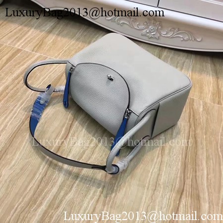 Hermes Lindy 30CM Original Leather Shoulder Bag LD30 Grey&Blue Hermes Lindy 30CM Original Leather Shoulder Bag LD30 Grey&Blue