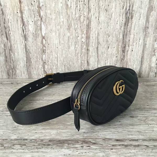 Gucci GG Marmont Quilted Leather Bag 476434 Black Gucci GG Marmont Quilted Leather Bag 476434 Black