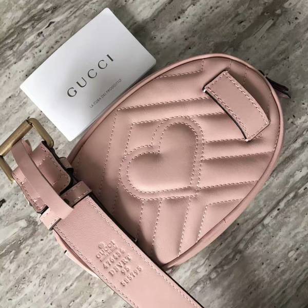Gucci GG Marmont Quilted Leather Bag 476434 Pink Gucci GG Marmont Quilted Leather Bag 476434 Pink