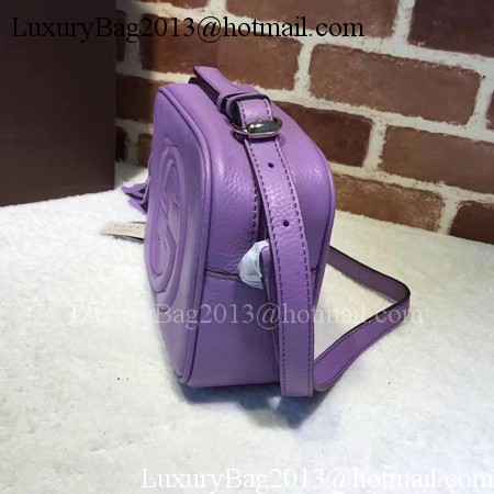 Gucci Soho Metallic Leather Disco Bag 308364 Purple Gucci Soho Metallic Leather Disco Bag 308364 Purple