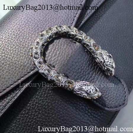 Gucci Dionysus Blooms Leather Shoulder Bag 400249 Black Gucci Dionysus Blooms Leather Shoulder Bag 400249 Black