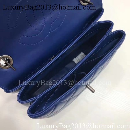 Chanel Classic Top Handle Bag Original Sheepskin Leather A92991 Royal Chanel Classic Top Handle Bag Original Sheepskin Leather A92991 Royal