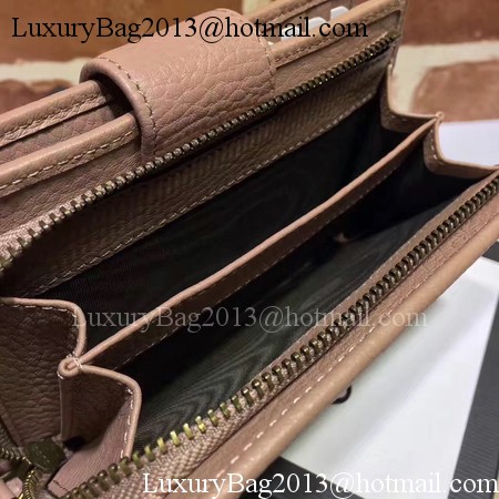 Gucci Calfskin Leagther Wallet 337023 Apricot Gucci Calfskin Leagther Wallet 337023 Apricot