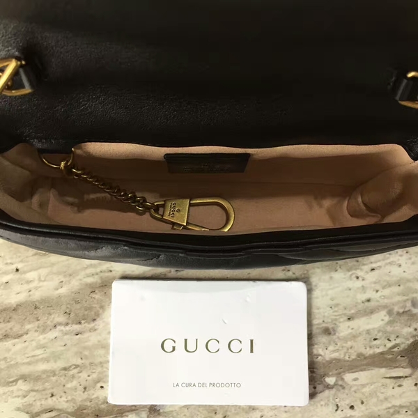 Gucci GG Marmont Velvet Nano Shoulder Bag 476433A Black Gucci GG Marmont Velvet Nano Shoulder Bag 476433A Black