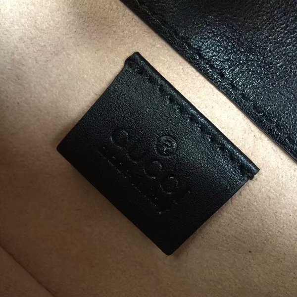 Gucci GG Marmont Velvet Nano Shoulder Bag 476433A Black Gucci GG Marmont Velvet Nano Shoulder Bag 476433A Black