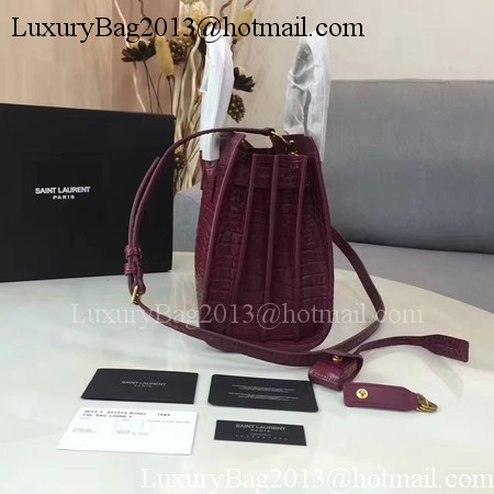 Yves Saint Laurent Classic Sac De Jour Bag Y398710 Wine