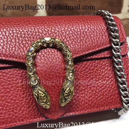 Gucci Dionysus Leather Super mini Bag 476432 Red Gucci Dionysus Leather Super mini Bag 476432 Red