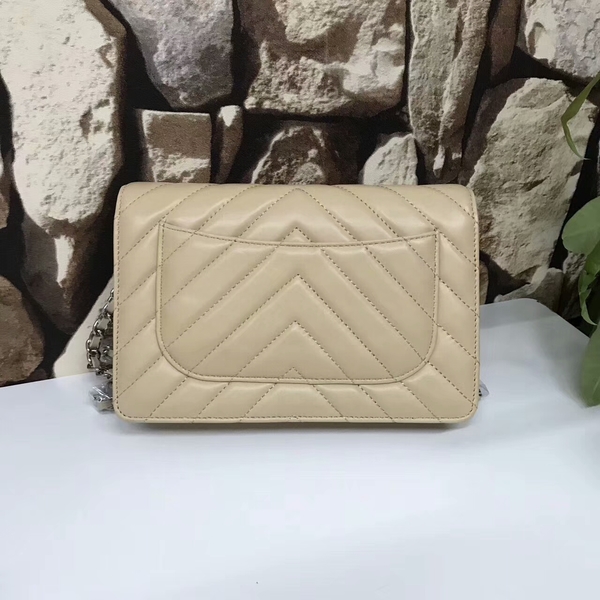 Chanel Classic Flap Bags Camel Original Sheepskin Leather 33815 Silver Chanel Classic Flap Bags Camel Original Sheepskin Leather 33815 Silver