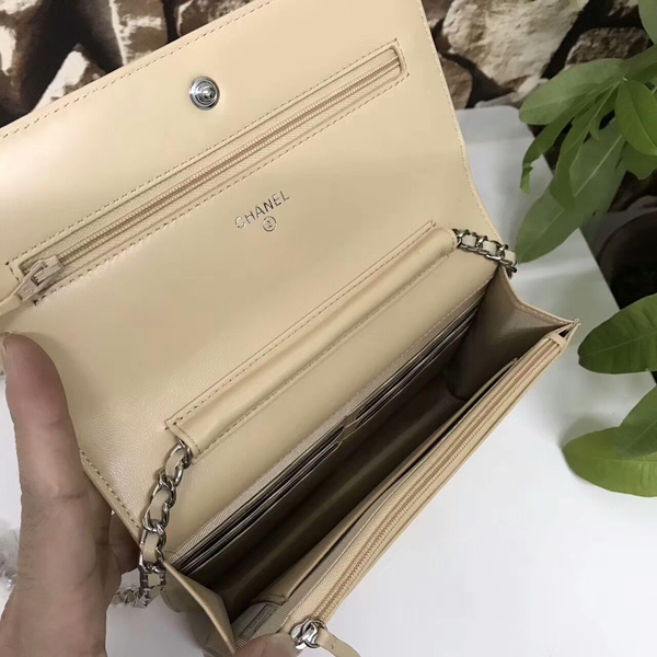 Chanel Classic Flap Bags Camel Original Sheepskin Leather 33815 Silver Chanel Classic Flap Bags Camel Original Sheepskin Leather 33815 Silver