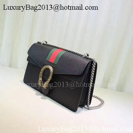 Gucci Dionysus Leather Shoulder Bag 400249 Black Gucci Dionysus Leather Shoulder Bag 400249 Black